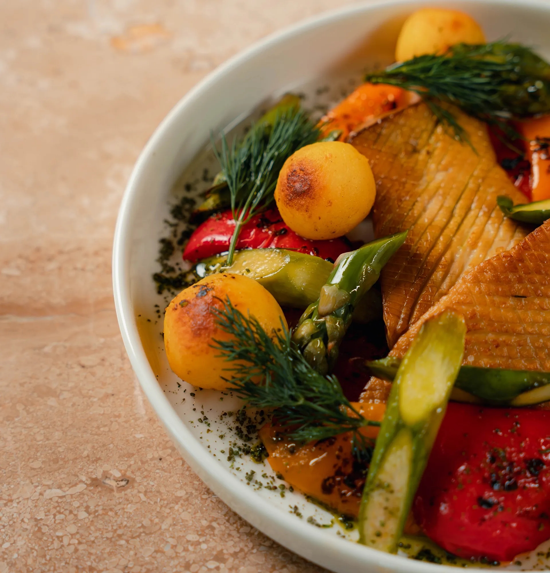 Стейк із Ерінгів з молодою картоплею